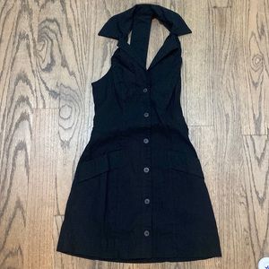 Anthropologie Black tank dress